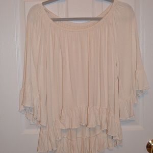 Ruffle Off the Shoulder Top